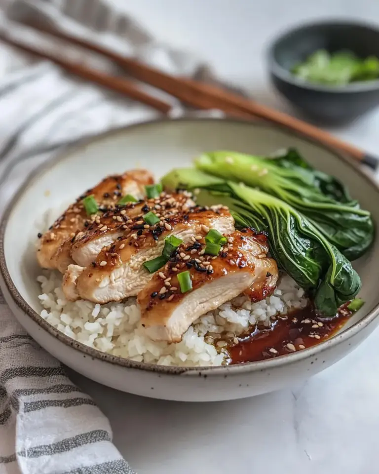 Homemade Asian Chicken Recipe (With Pak Choi) photo