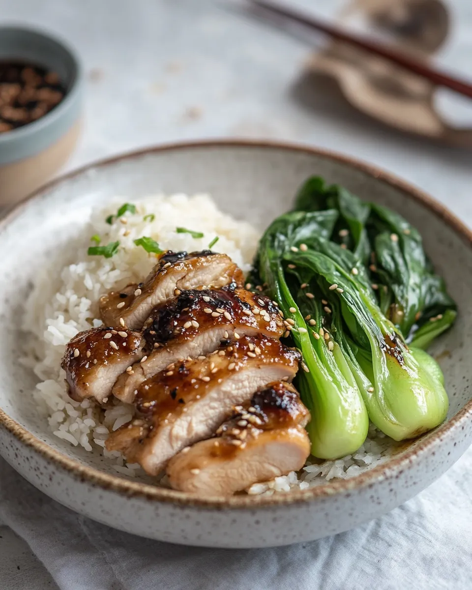Delicious Asian Chicken Recipe (With Pak Choi) shot