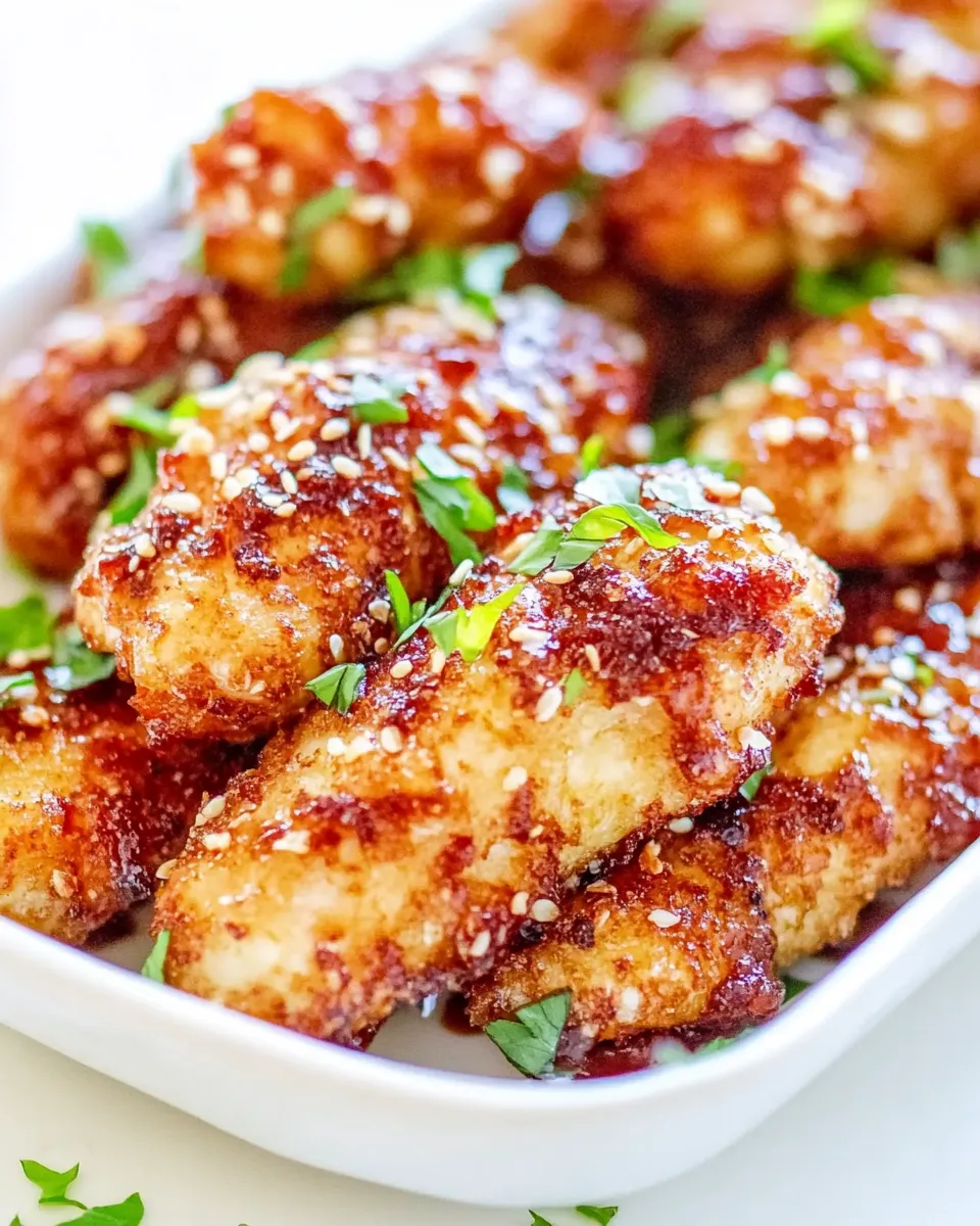 Classic Asian Glazed Chicken Fingers image