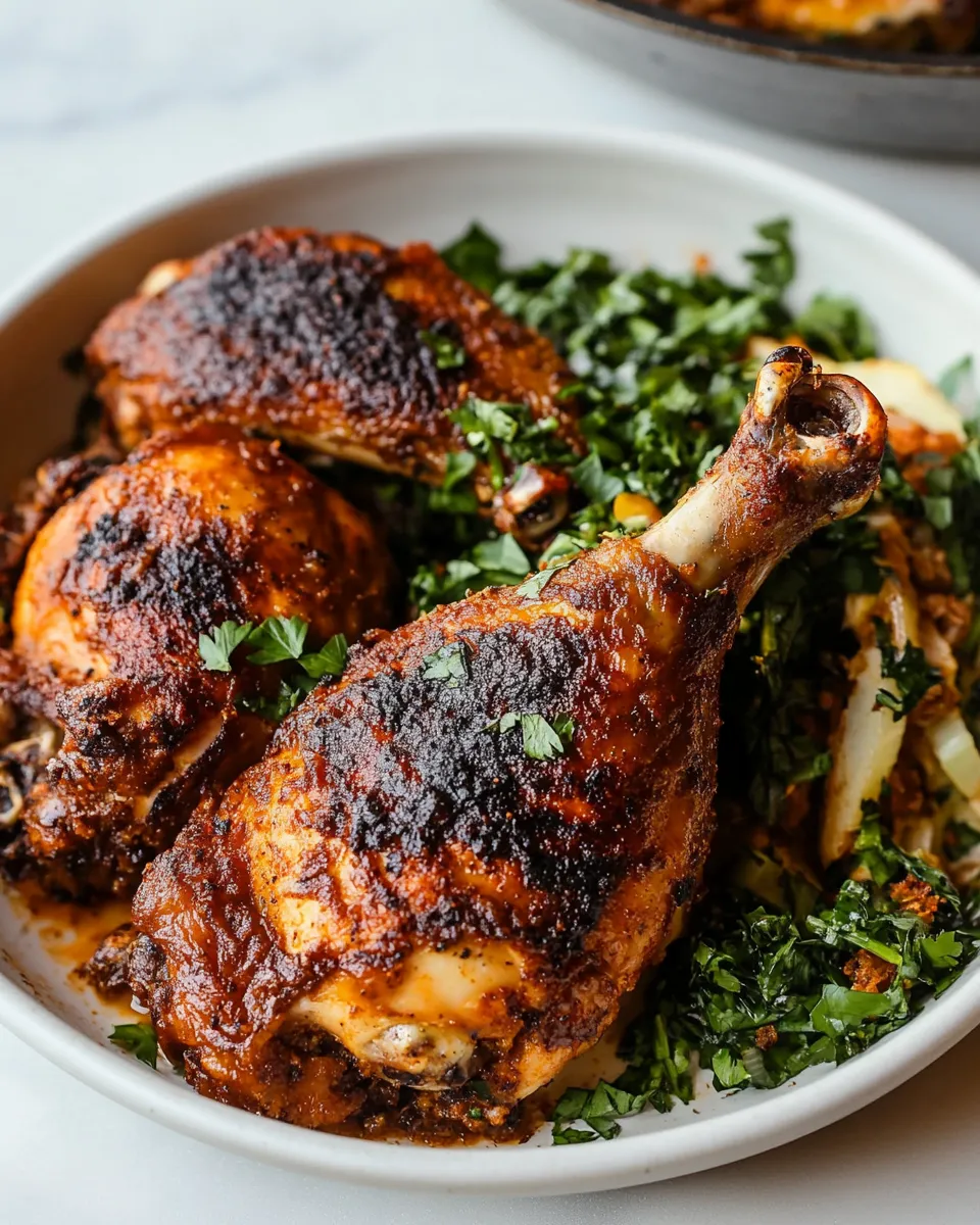 Homemade Baked Chicken Quarters photo