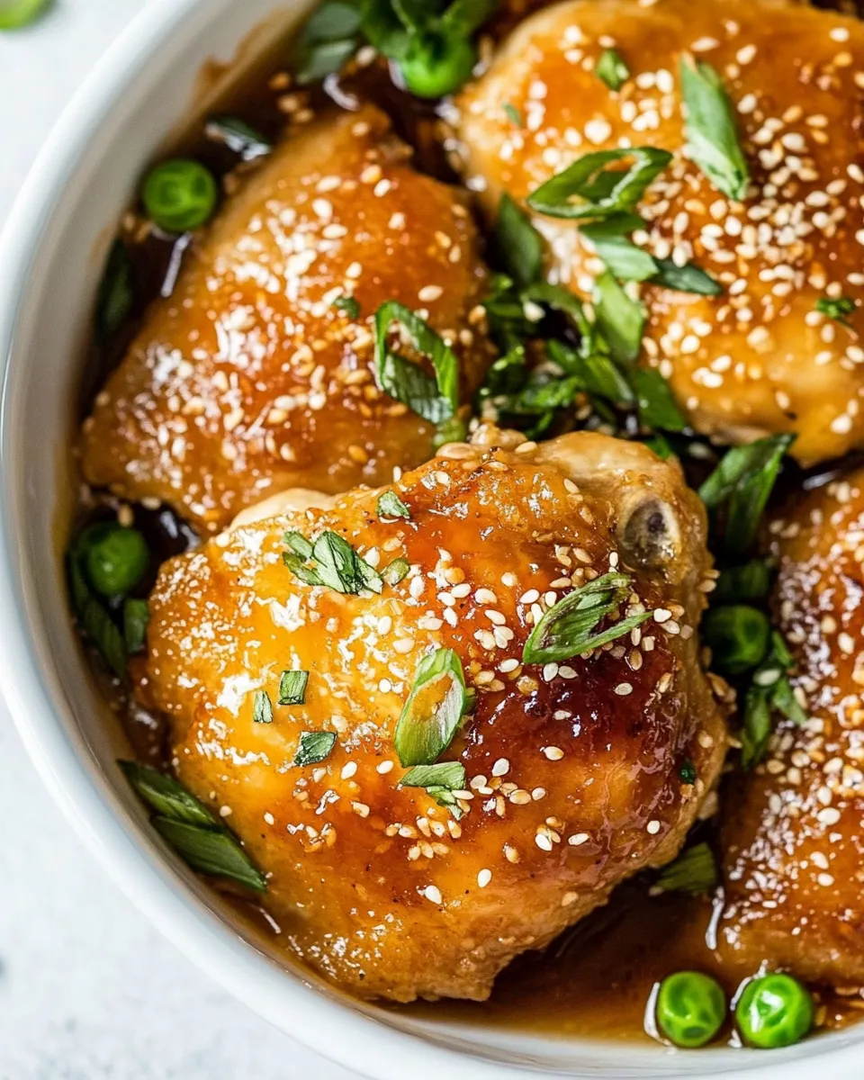 Delicious Baked Honey Garlic Chicken dish photo