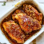 Homemade Baked Hot Honey Chicken photo