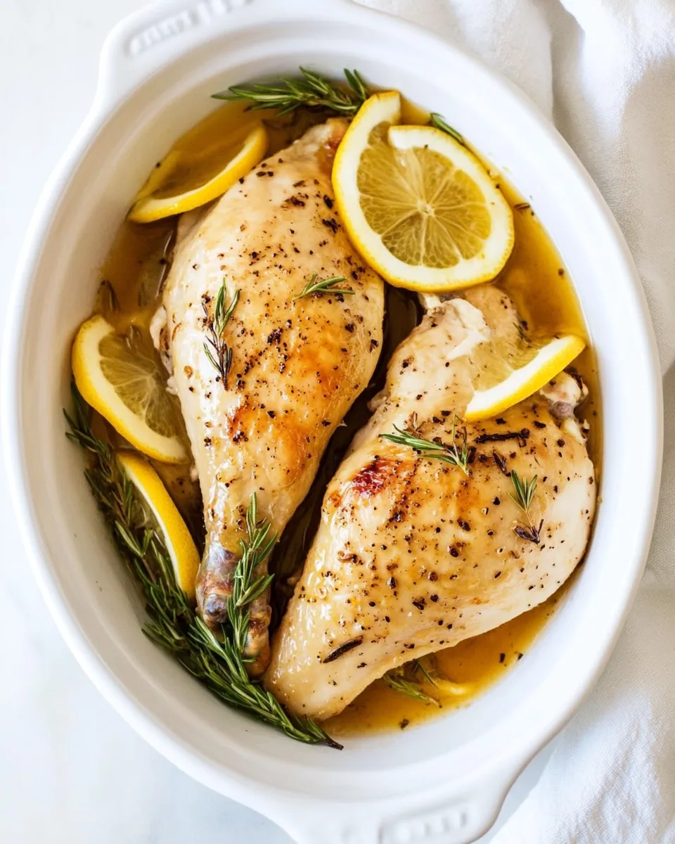 Homemade Baked Lemon Chicken photo