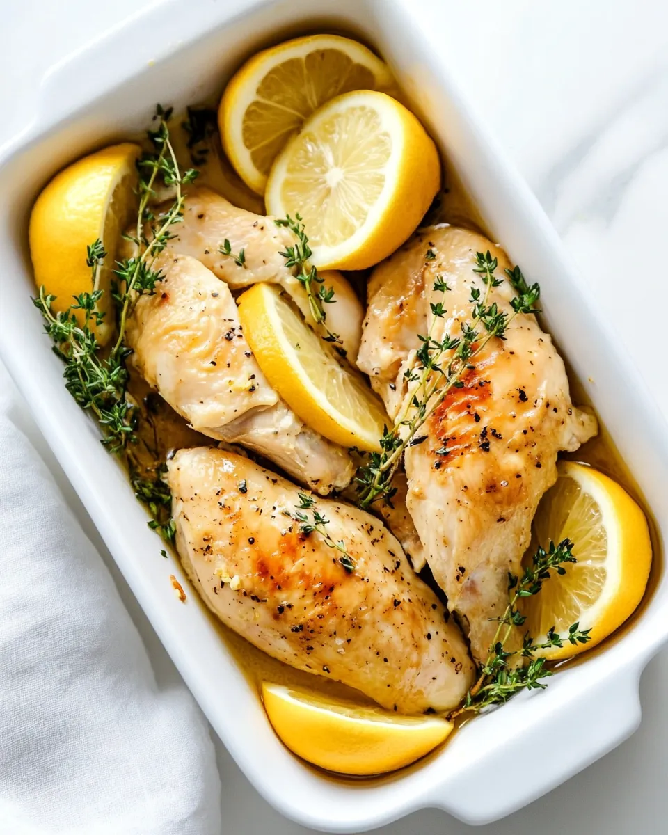 Easy Baked Lemon Chicken recipe photo