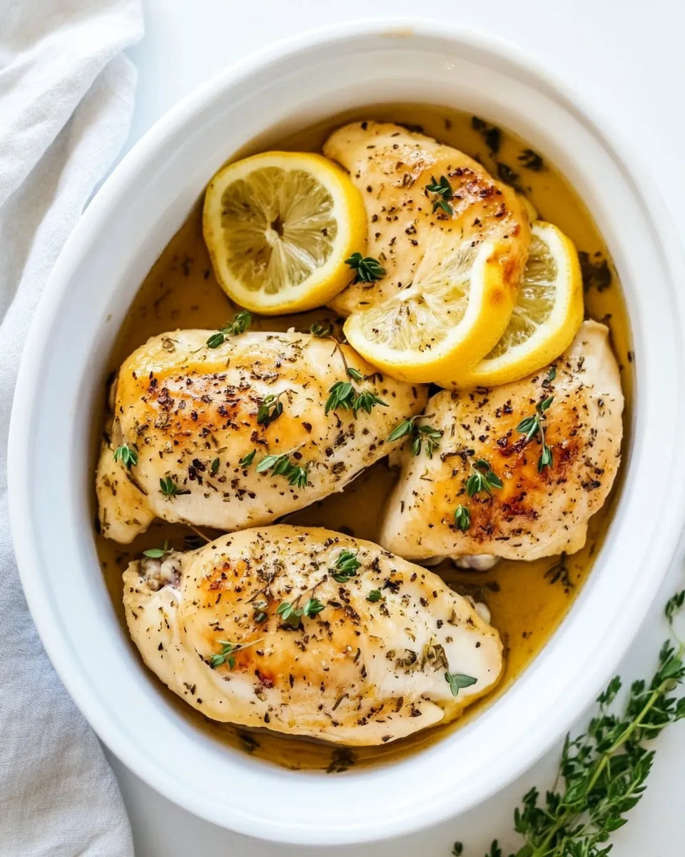 Delicious Baked Lemon Chicken dish photo