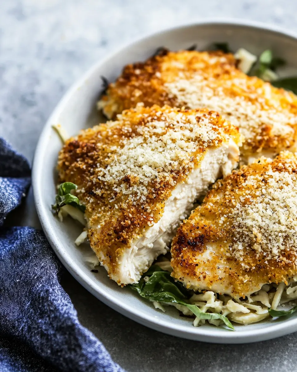 homemade Baked Parmesan Crusted Chicken photo