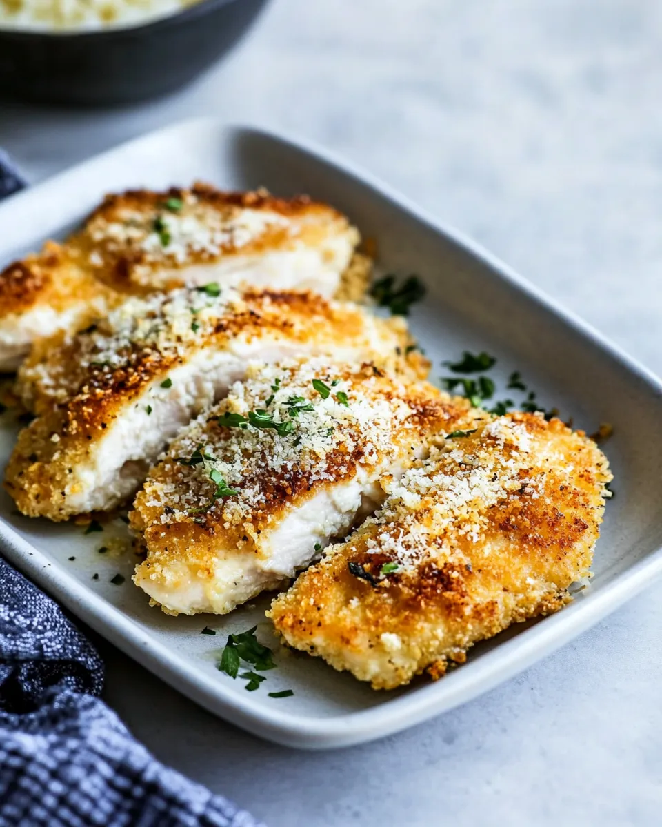 classic Baked Parmesan Crusted Chicken image