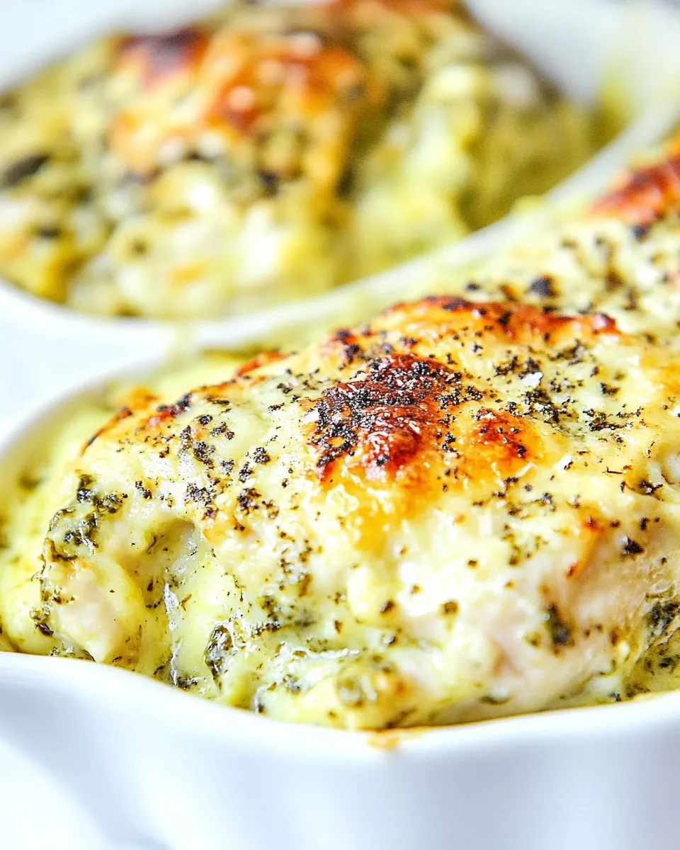 Classic Baked Spinach Dip Chicken image