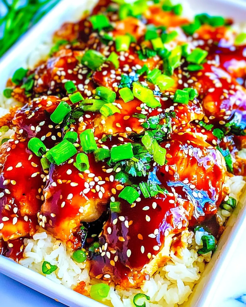 Delicious Baked Teriyaki Chicken and Rice dish photo