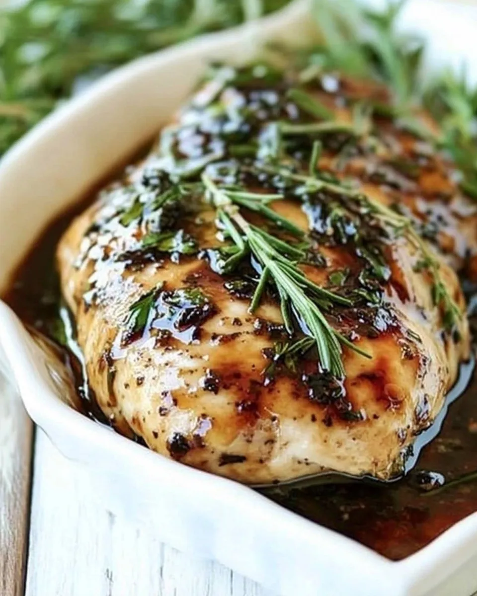 Classic Balsamic Glazed Chicken image