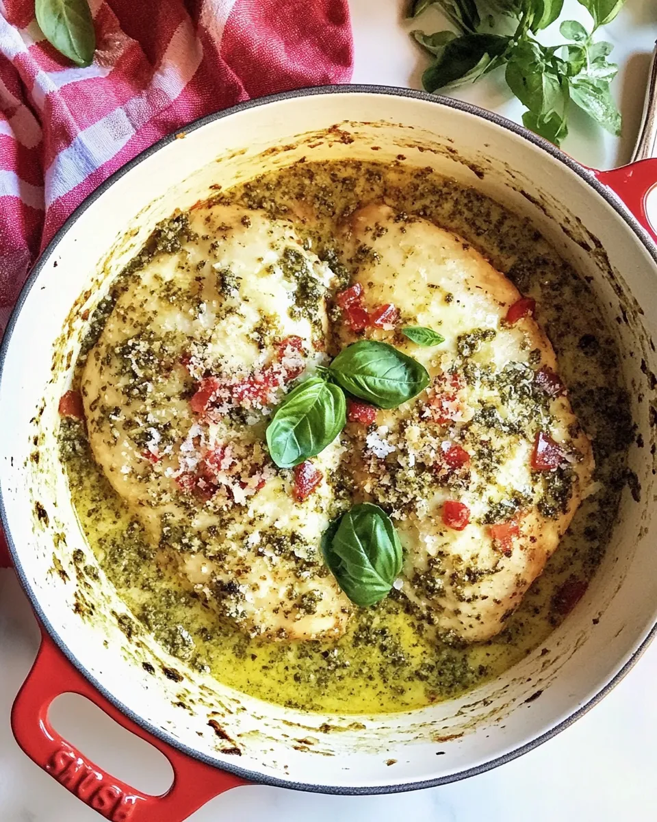 Easy Basil Pesto Chicken recipe photo