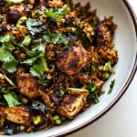 homemade Better Than Takeout Sesame Ginger Chicken Fried Rice. photo