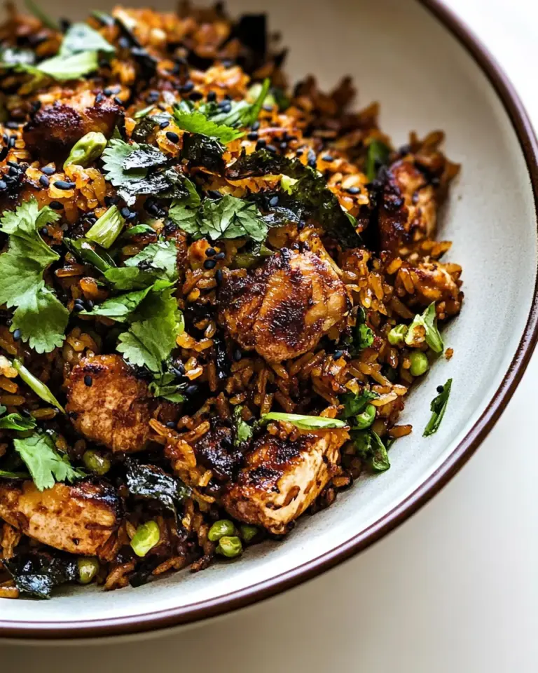 homemade Better Than Takeout Sesame Ginger Chicken Fried Rice. photo