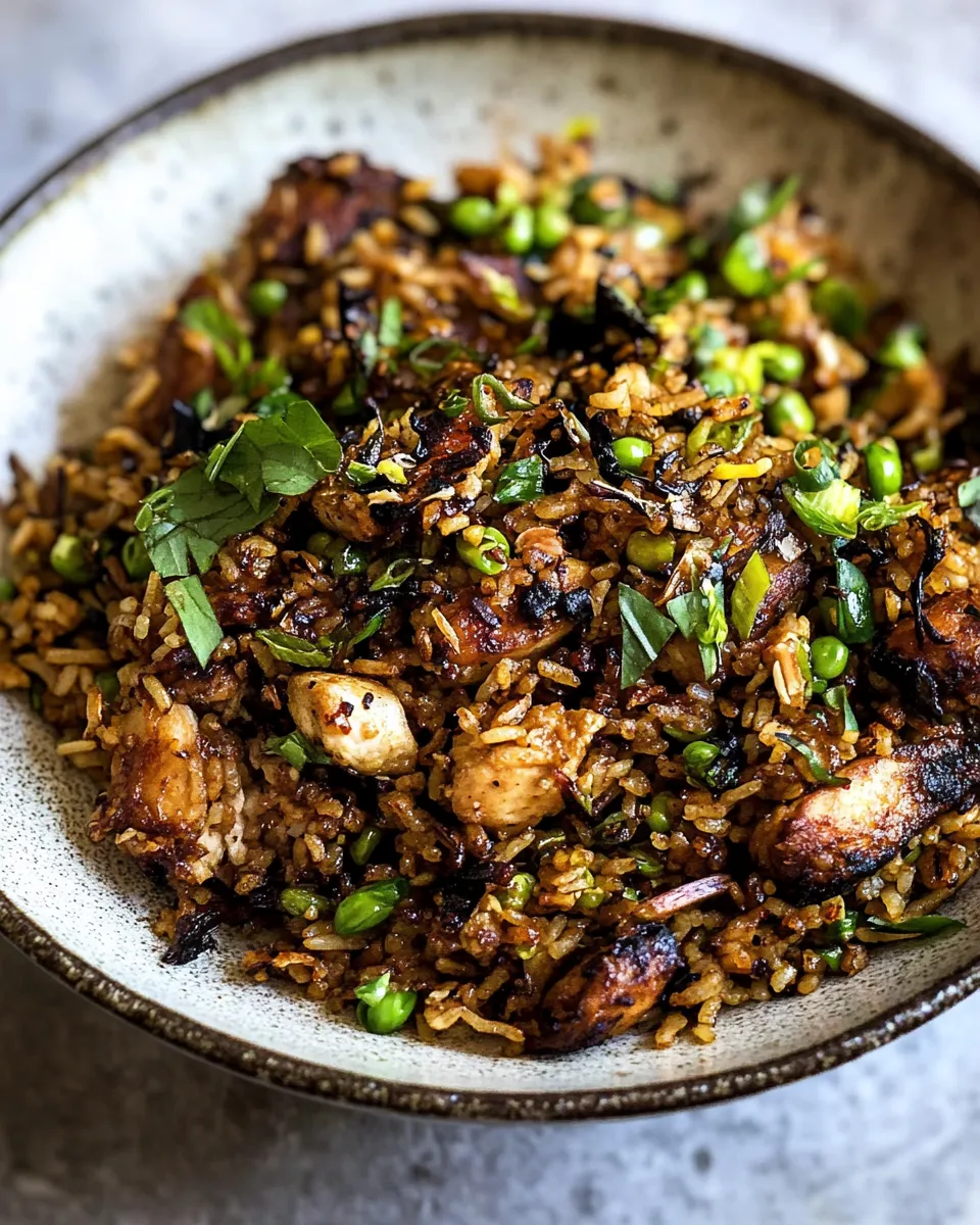 easy Better Than Takeout Sesame Ginger Chicken Fried Rice. picture