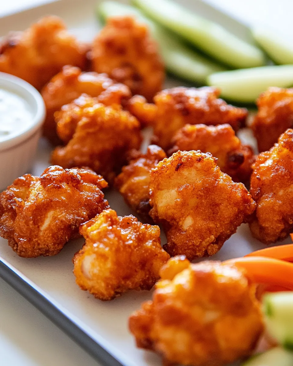 Delicious Buffalo Chicken Bites plate image
