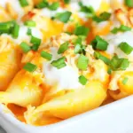 Homemade Buffalo Chicken Stuffed Shells Recipe photo