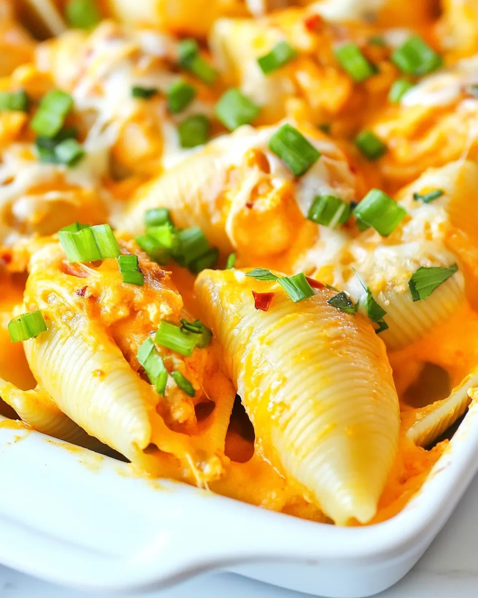 Easy Buffalo Chicken Stuffed Shells Recipe picture