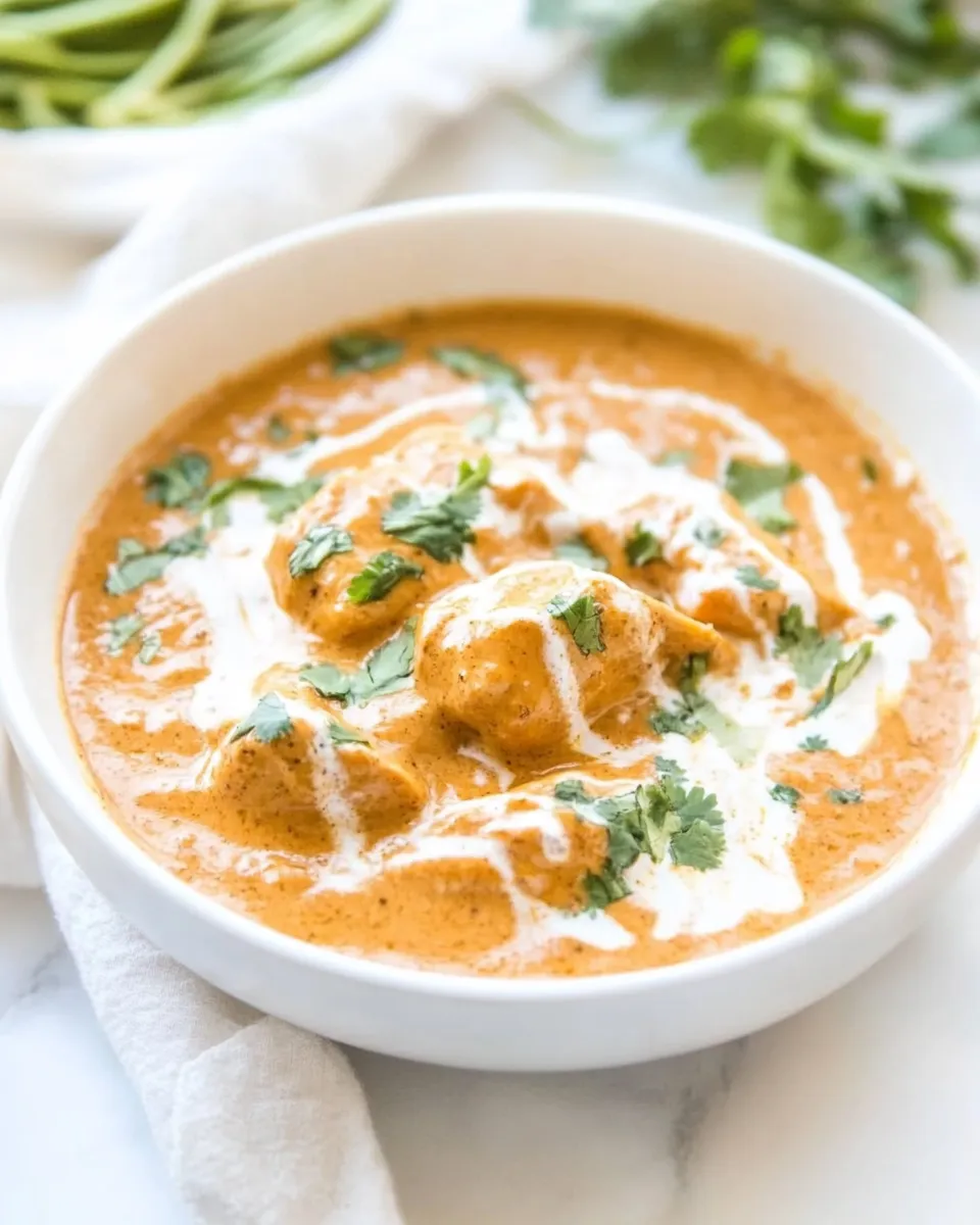 delicious Butter Chicken Recipe (Chicken Makhani) shot
