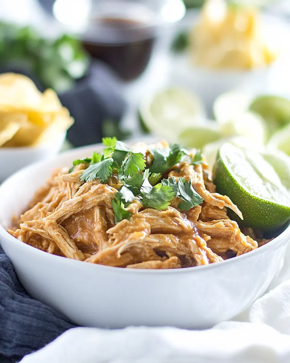 Homemade Cafe Rio Shredded Chicken Copycat photo
