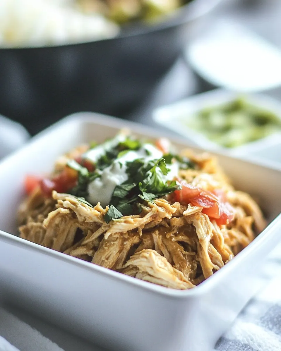 Classic Cafe Rio Shredded Chicken Copycat image