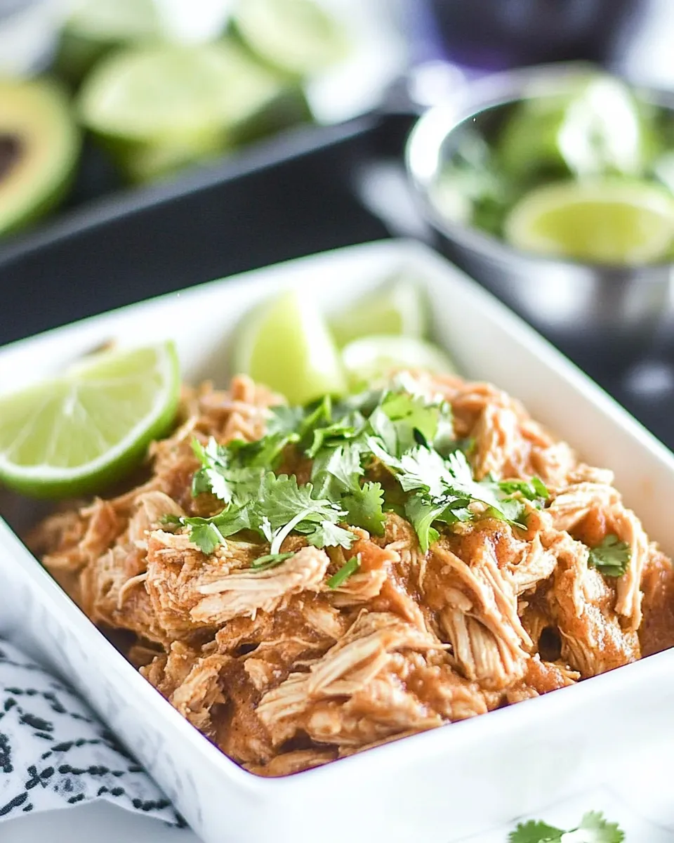 Delicious Cafe Rio Shredded Chicken Copycat dish photo
