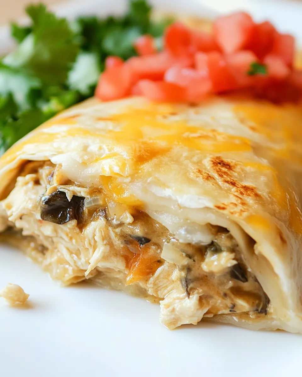 Easy Cheesy Chicken Burritos Recipe picture