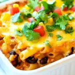 Homemade Cheesy Chicken Enchilada Pasta Bake photo