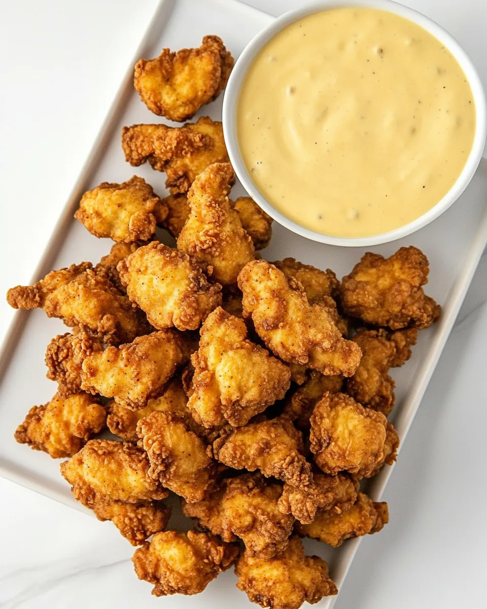 Easy Chick-Fil-A Chicken Nuggets plate image