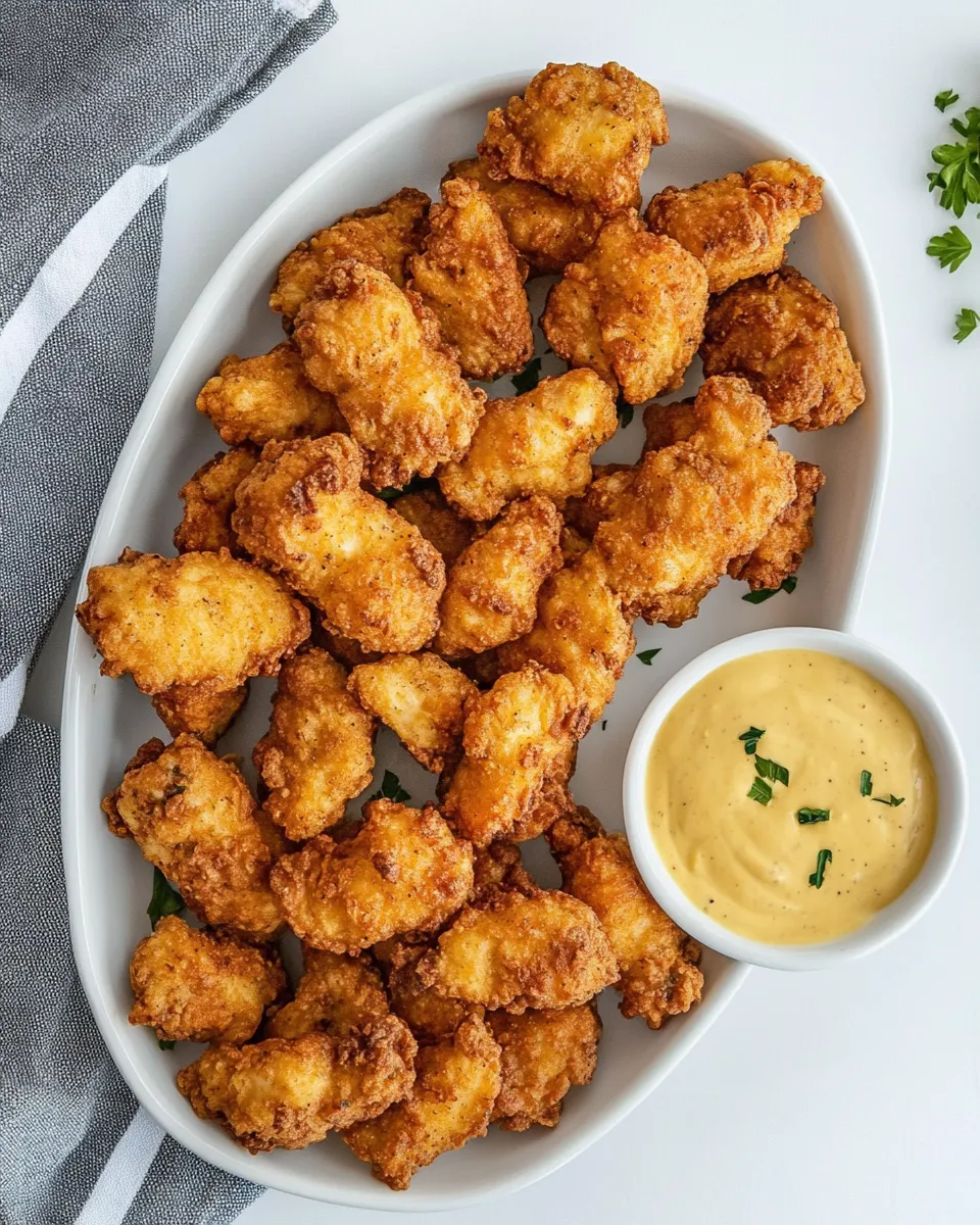 Delicious Chick-Fil-A Chicken Nuggets food shot