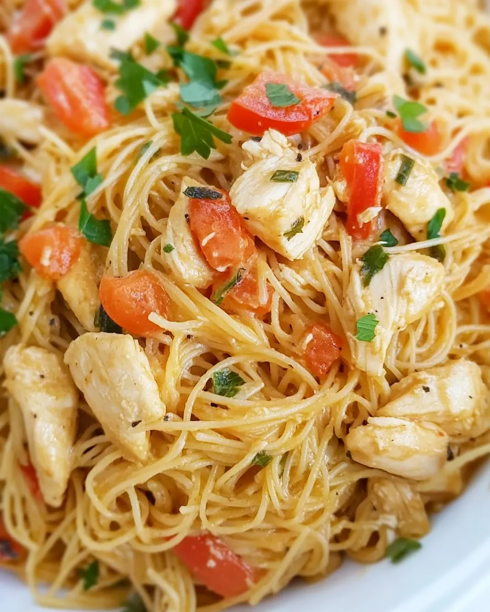 Classic Chicken Angel Hair Pasta image