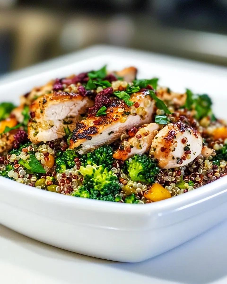 Easy Chicken Broccoli Quinoa recipe photo
