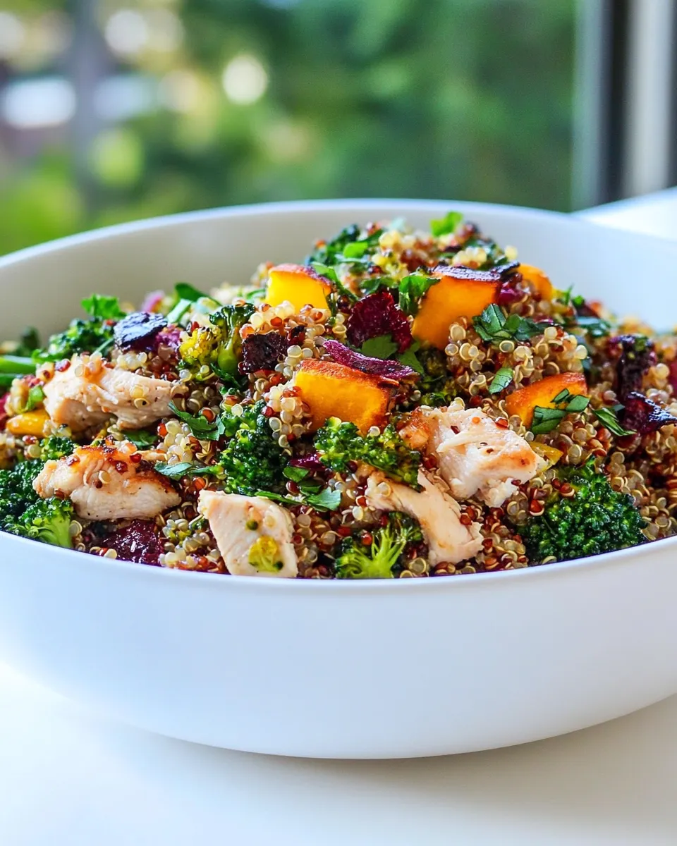 Delicious Chicken Broccoli Quinoa dish photo