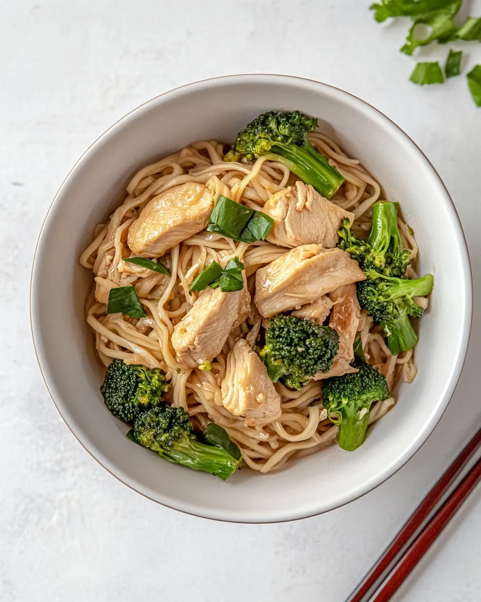 easy Chicken Broccoli Stir Fry Noodles recipe photo