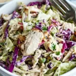 Homemade Chicken Cabbage Salad with Mustard photo