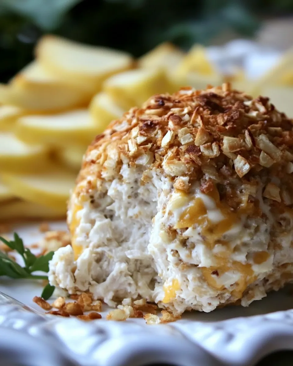 homemade Chicken Cheese Ball Recipe photo