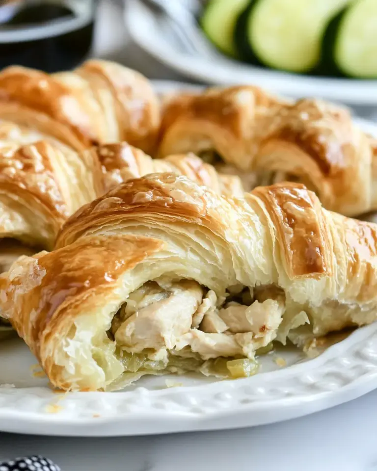 Homemade Chicken Croissants photo