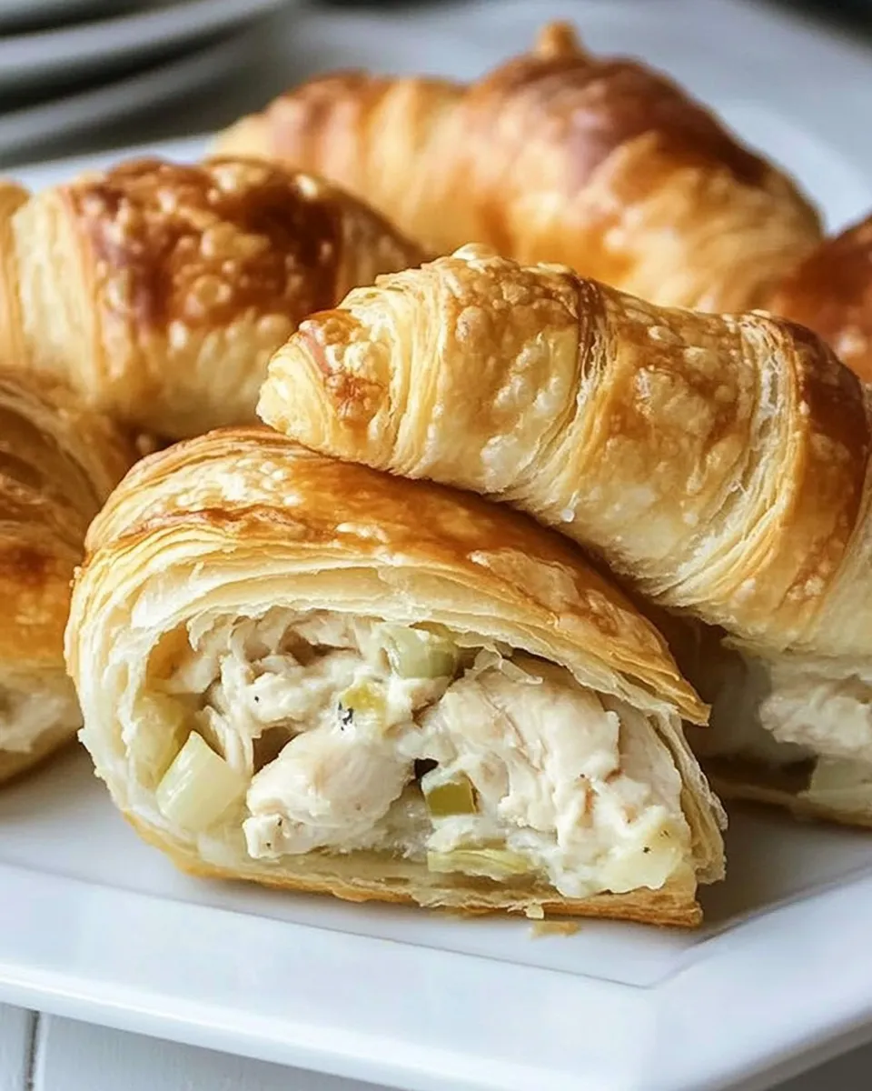 Easy Chicken Croissants recipe photo