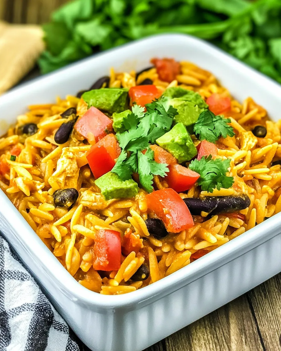 Classic Chicken Enchilada Orzo image