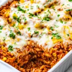 Homemade Chicken Enchilada Rice Casserole photo