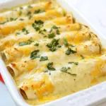 homemade Chicken Enchiladas with Sour Cream Sauce photo