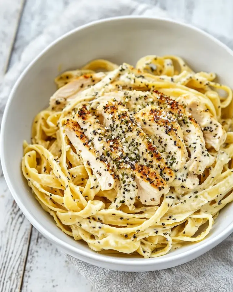 Homemade Chicken Fettuccine Alfredo photo