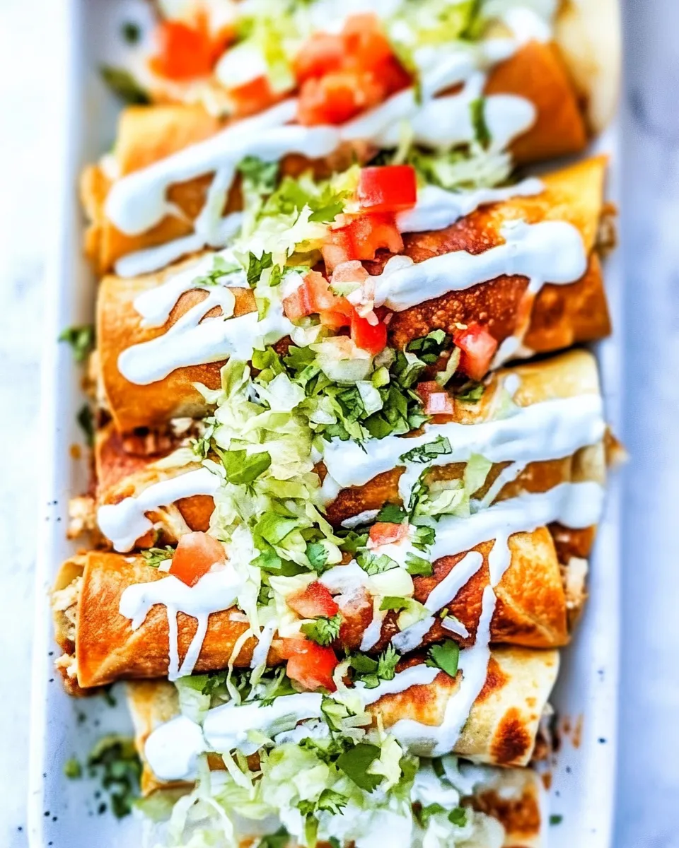 Classic Chicken Flautas image