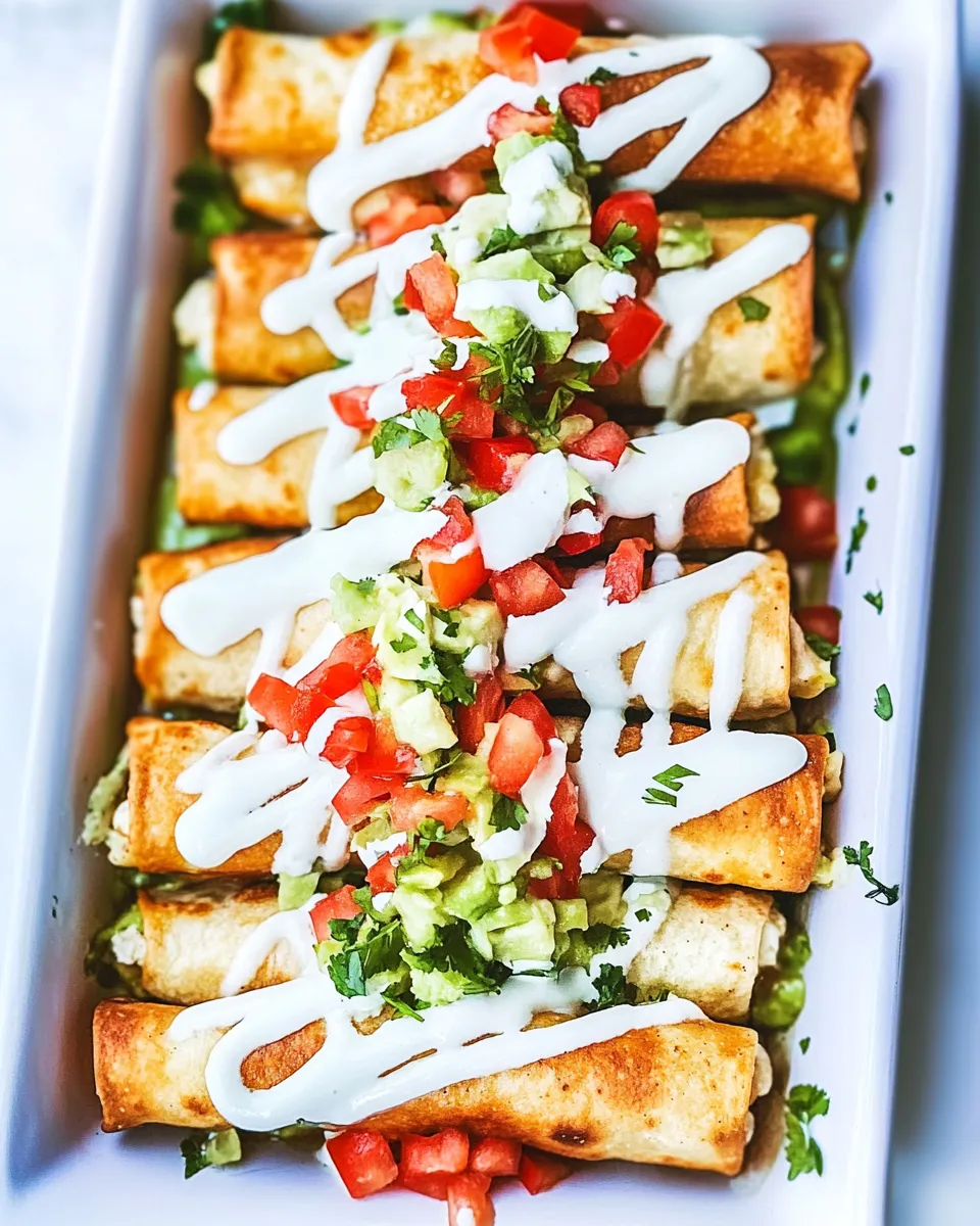 Easy Chicken Flautas recipe photo