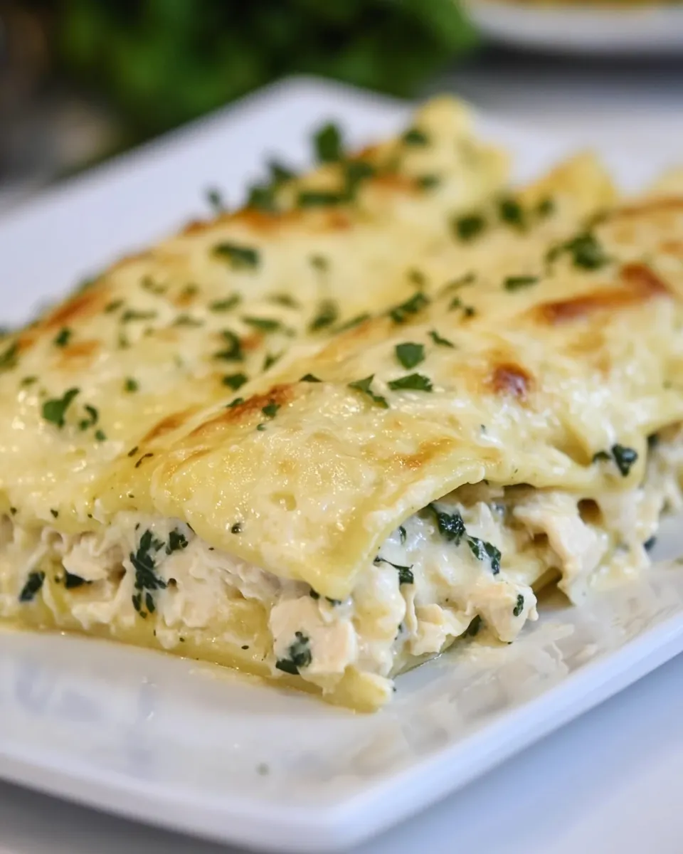 Easy Chicken Florentine Manicotti picture
