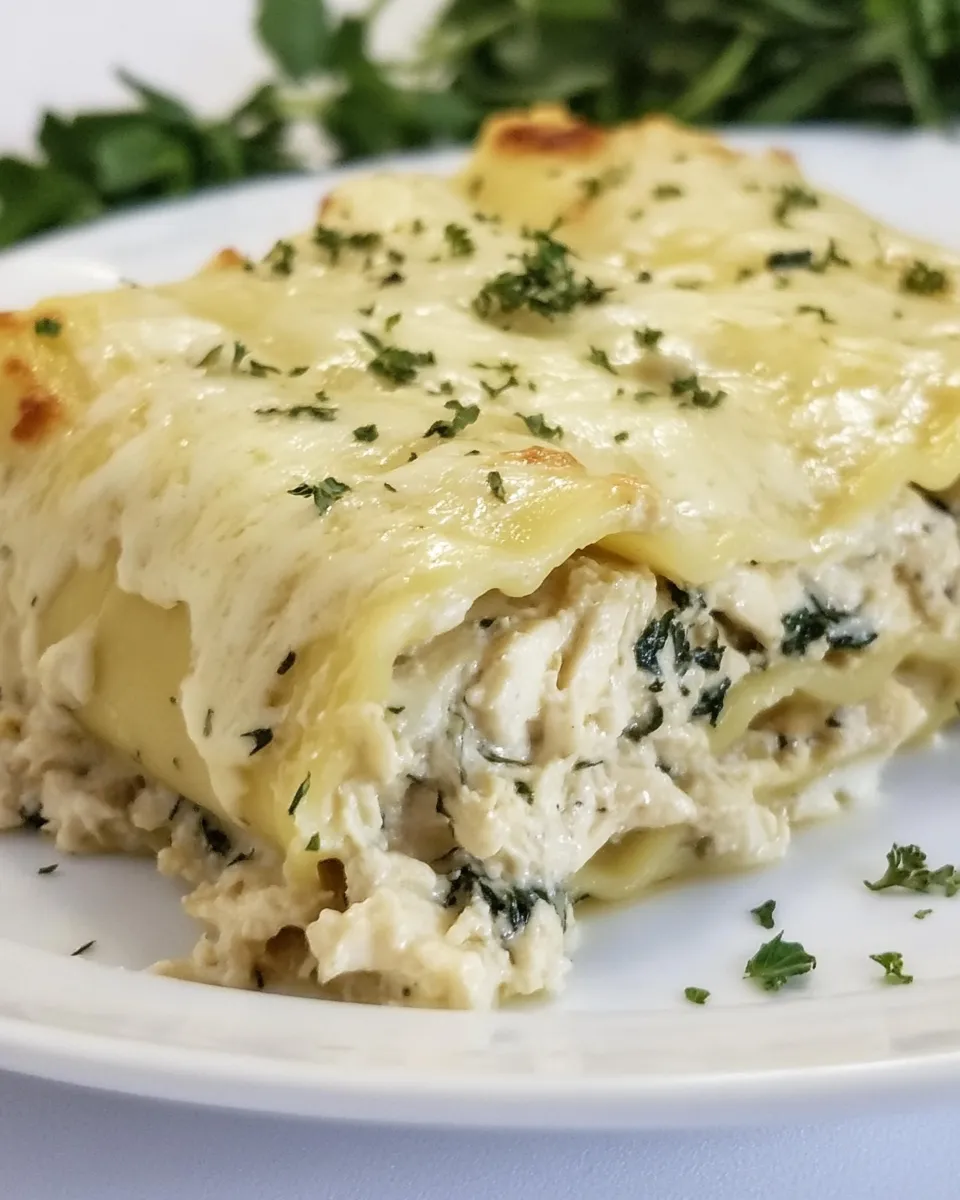 Delicious Chicken Florentine Manicotti shot