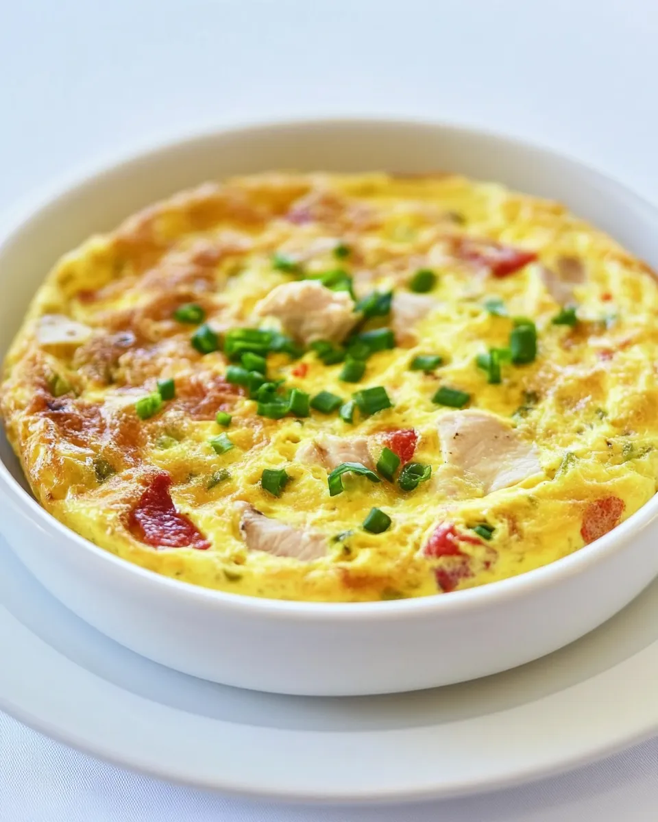 Easy Chicken Frittata recipe photo