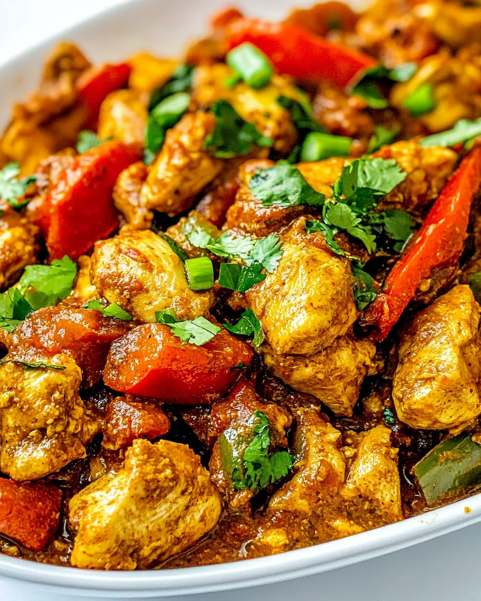 Easy Chicken Jalfrezi recipe photo