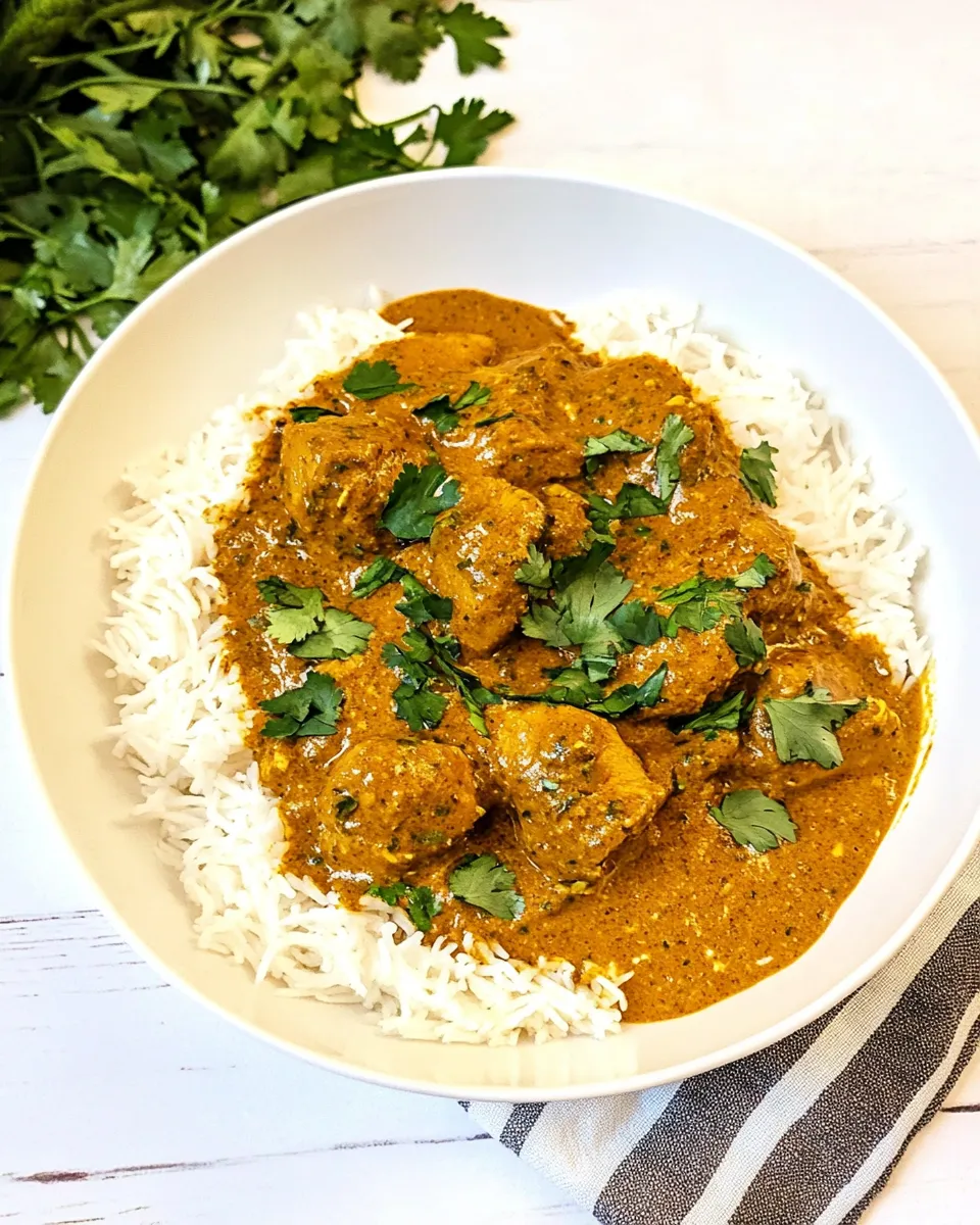 delicious Chicken Korma dish photo