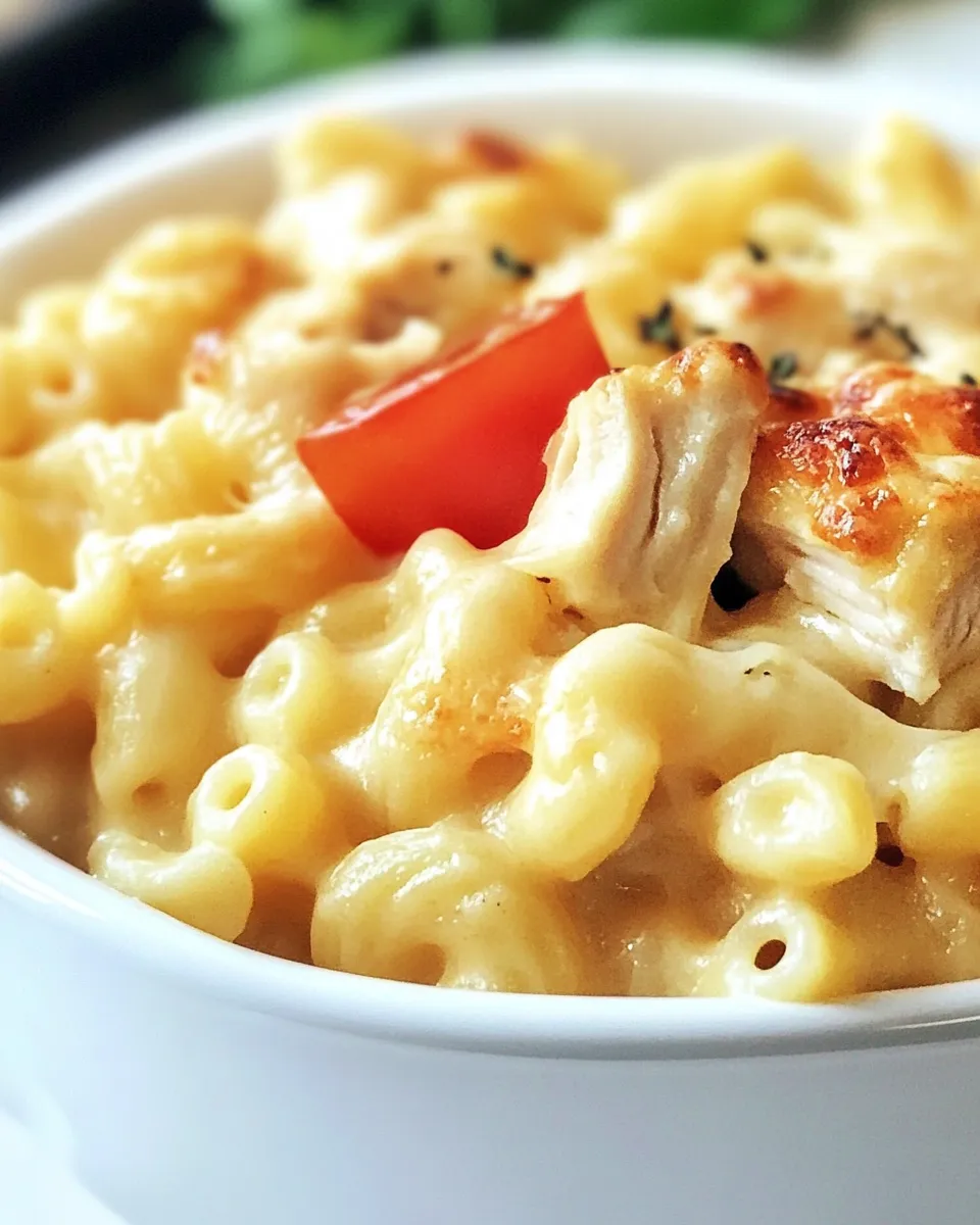Classic Chicken Mac and Cheese Recipe image