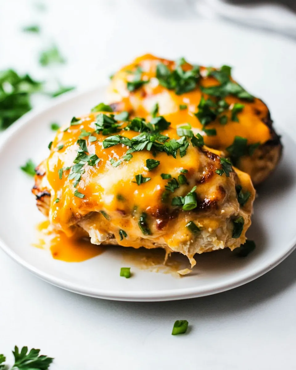 Delicious Chicken Melts plate image
